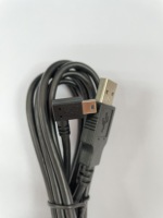 Kabel USB Mini 90 Derajat, Sudut Kanan 90 Derajat Mini USB 5 Pin B Pria Ke USB A Pria 1M 1.5M 1.8M 3M 5M