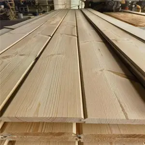 Fábrica Direto Atacado Sauna Paneling Pinho Soild Madeira Madeira Formaldeído Livre Thermowood Pine