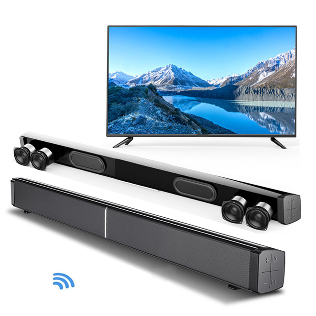 Sound Bar for TV Television and Home Theatre Wireless BT Remote Control Soundbar