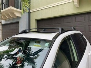 2 uds portaequipajes de aluminio para techo, barra transversal, compatible con <span class=keywords><strong>Toyota</strong></span> <span class=keywords><strong>RAV4</strong></span> 2019-2022 - Product Image 3