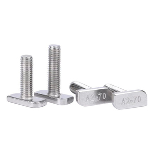 Dong Ji <span class=keywords><strong>T</strong></span> cingoli 304 316 In acciaio inossidabile metrico testa a martello con collo quadrato <span class=keywords><strong>T</strong></span>-bullone a caduta a <span class=keywords><strong>T</strong></span> per 20 30 40 45 In alluminio - Product Image 3