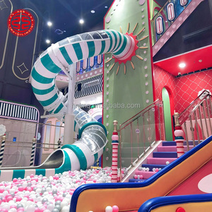 Équipement de terrain de jeu intérieur personnalisable pour enfants : Grand et petit trampoline, château gonflable, toboggan, structure d'<span class=keywords><strong>escalade</strong></span> ludique pour <span class=keywords><strong>l</strong></span>'éducation précoce - Product Image 1