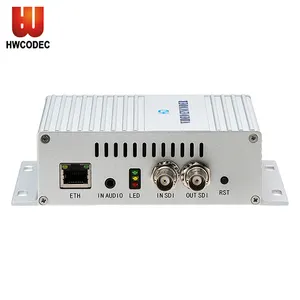 Grosir perangkat keras terbaik encoder live streaming-Haiwei Realtime RTMP 1080P H.265 HEVC HD SDI untuk IP Encoder untuk HD IPTV Server Jaringan Wowza YouTube Ustream server