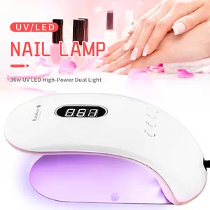 High Quality uv Nail Lamp Rainbow2 Uv Led mini Lamp 36W kiara Sky GRS Nail Cartoon UV Lamp 3 In 1 nail dryer