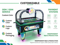 Machine de jeu d'arcade Kung Fu Football à monnayeur pour 2 joueurs, table de baby-foot avec jeu de récompense pour centre de jeux