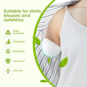 Protège-aisselles jetables personnalisables anti-transpiration, absorbants, portables pour homme et femme - Product Image 3