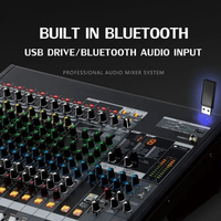 MGP16 16 Channel Professional Audio Mixing Console Pro Audio Digital Multi Effector Processor for Stage Sound System