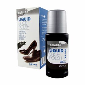 Betún Líquido para Zapatos Cololite de Alta Calidad, 45cc, Color Negro, para Cuero - Product Image 1