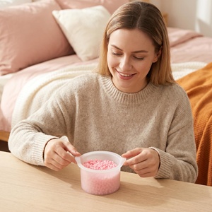 Bol de remplacement en silicone antiadhésif réutilisable pour chauffe-cire, anti-débordement, à large ouverture, facile à nettoyer, pour la fusion de cire dure en grains - Product Image 3