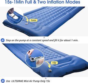 WOQI Canapé gonflable au design moderne avec coussin d'air pliable pour une utilisation en extérieur Sac d'emballage à bulles inclus - Product Image 2
