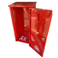 Armoire murale pour extincteur, capacité 6/12 kg, rouge, thermolaquée, 340x710/750x220mm, épaisseur : 1,0 mm
