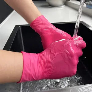 Disposable Powder & Latex Free for Kitchen Cooking Household Beauty Petcare Hair Dye Work Glove - Product Image 3