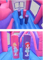 Grand château de saut gonflable en PVC pour toboggan pour enfants maison de château gonflable commerciale personnalisée