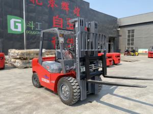 Chariot élévateur diesel tout-terrain économique de 3 tonnes, 3,5 tonnes, <span class=keywords><strong>4</strong></span> tonnes avec moteur EPA, chariots élévateurs latéraux diesel de 5 tonnes - Product Image 6