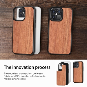Coque de Téléphone en Bois Naturel Véritable avec Logo Personnalisé pour <span class=keywords><strong>iPhone</strong></span> 16 15 14 <span class=keywords><strong>13</strong></span> 12 11 Pro Max X XS XR 7 8 Plus - Product Image 4