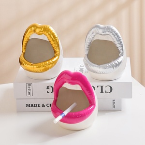 Vendita calda fatto a mano in ceramica grande bocca posacenere Multi-colore supporto per fumo - Product Image 2