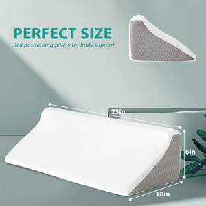 200tc ठोस पैटर्न फोम बिस्तर वेज और साइड सोने के लिए शरीर की स्थिति - Product Image 3