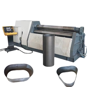 Ket nhà máy Outlet <span class=keywords><strong>CNC</strong></span> đầy đủ tự động thủy lực tấm cán Máy 4 con lăn hình nón thép cho con lăn-máy uốn - Product Image 1