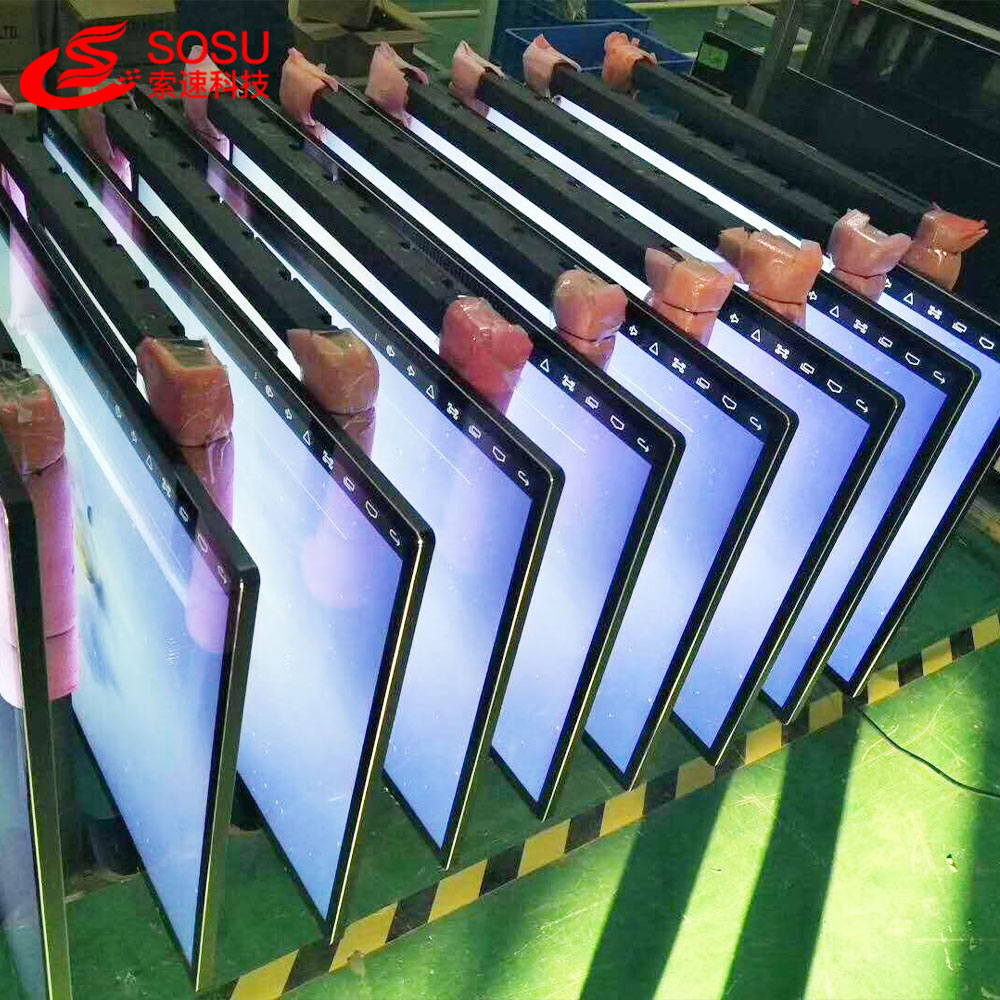 43 дюймов android системы с разрешением 4k для просмотране сенсорный экран ЖК-дисплея рекламы bf видео плеер