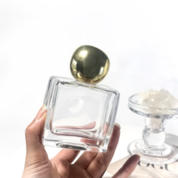Flacon d'huile essentielle rectangulaire de 100 ml, flacon de parfum de luxe, flacon vide avec atomiseur, flacons vaporisateurs de parfum