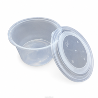 Conteneur alimentaire jetable en PP recyclable de 1500 ml avec couvercle pour traiteur, barquette de charcuterie, repas à emporter, compatible micro-ondes, anti-fuite, sans BPA