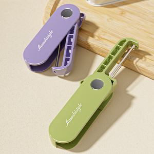 Éplucheur de fruits portable en acier inoxydable, lame pliable et tranchante, design compact en ABS, idéal pour les voyages – Vente chaude - Product Image 5