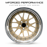 Jantes en alliage Mforged personnalisées à cinq fentes, style à rebord profond, fournisseur en gros de roues OEM/ODM pour les canaux de performance