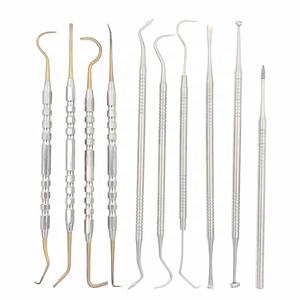 OEM Kit di strumenti per l'igiene dentale in acciaio inossidabile Dentist tartaro raschietto <span class=keywords><strong>Scaler</strong></span> smacchiatore - Product Image 6