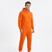 Ensemble de survêtement unisexe en coton respirant et écologique avec logo personnalisé, pantalon de jogging et sweat à capuche, grandes tailles, pour l'hiver