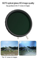 Filtre ND Variable GiAi VND2-32 pour Objectif d'Appareil Photo Nikon Sony Canon DSLR 37mm 40.5mm 43mm 46mm 49mm 52mm 55mm 58mm