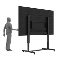 Téléviseur LED mobile tactile M-Shine P1.25 version économique COB 4K avec garantie de 2 ans, son surround stéréo immersif, écran interactif mural