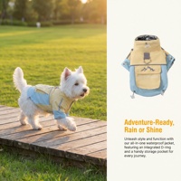 Manteau rembourré en coton pour chien de style sportif professionnel, résistant aux intempéries, pour chiens de petite et moyenne taille
