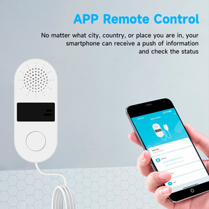 Tuya WiFi Water Leak Sensor 130DB Water Leak <strong>Detector</strong> Smart Life APP Notification Alerts Water <strong>Flood</strong> Leak Alarm Home Security - Product Image 3