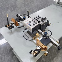 Robot de soldadura automática de doble pistola oscilante, Tractor, imanes permanentes de haz de caja, soldadura de costura de tracción en las cuatro ruedas