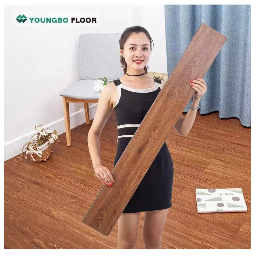 SPC Vinyl Wood Look uspc garage floor tiles with competitive price