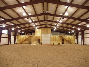 Usine chinoise Offre Spéciale, conception moderne, Structure en acier bon marché, hangar pour chevaux, <span class=keywords><strong>maison</strong></span> de ferme avec arène d'équitation, matériaux de construction - Product Image 3