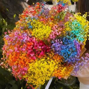 Factory Sale Preserved Baby Breath <b>Gypsophila</b> Flowers <b>Dried</b> Million Star Bouquet for Wedding/Home Decor - Product Image 1