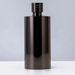Bouteille isotherme en acier inoxydable à double paroi, design minimaliste, pour voyage, or rose, argent, noir, or - Product Image 4