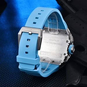 Reloj de Cuarzo Pagani Design YS011, Nuevo Modelo para Hombre, Esfera Esqueleto, Resistente al Agua, Deportivo, Rectangular, Cristal de Zafiro, 2025 - Product Image 4