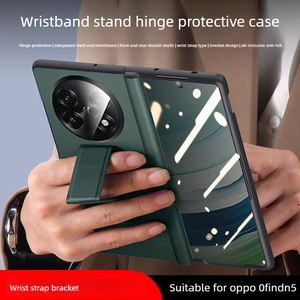เคสโทรศัพท์ OPPO Find N5 พร้อมสายคล้องมือ บานพับแม่เหล็ก ป้องกันรอบด้าน ฟิล์มกันรอยในตัว ป้องกันแรงกระแทก - Product Image 1