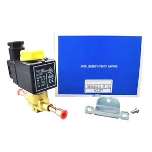 1/4" 8W AC120V 50/60hz Welding Refrigeration Parts Solenoid Valve For Condensing Unit