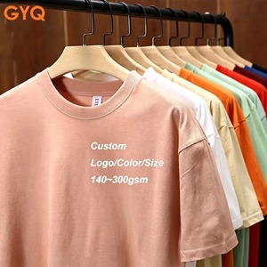 <span class=keywords><strong>T</strong></span>-Shirt Personalizzata di Alta Qualità GYQ in Cotone con Logo Personalizzato, Stampa Personalizzata, Maglietta Oversize per Uomo - Product Image 1