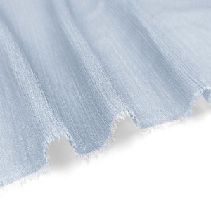 Sáng Lụa <span class=keywords><strong>Crepe</strong></span> Voan Vải Polyester Nhăn Sliver <span class=keywords><strong>Crepe</strong></span> Voan Flash Vải Cho Lady Dress - Product Image 5