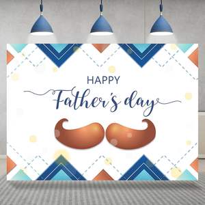 Toile de fond photographique pour la fête des pères, avec cravate rouge, outils, lunettes, décorations, bannière de fête « Merci <span class=keywords><strong>papa</strong></span> » personnalisable - Product Image 5