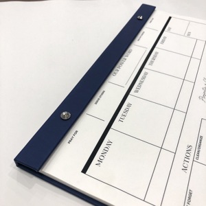 Customized A3 A4 A5 A6 Paper <strong>Notepad</strong> <strong>Calendar</strong> Memo Pads Daily Planner Journals Stationery <strong>With</strong> PU Cover - Product Image 3