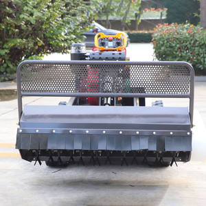 <b>Self</b>-<b>Propelled</b> Cordless <b>Electric</b> <b>Lawn</b> <b>Mower</b> 800mm Cutting Width Industrial 12V Steel Chassis 1000W 200m Remote Adjustable Height - Product Image 2