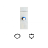 Bilihondim UK Zigbee Variateur mural rotatif 1 canal 200W compatible Google Assistant, réglage de la luminosité par bouton rotatif, gradation de précision