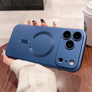 Iphone 17 के लिए शैली चुंबकीय वायरलेस चार्ज धातु पेंट नरम मामला आईफोन 17 एयर 16e 15 14 जमा 11 12 13 प्रो अधिकतम लेंस कवर कवर कवर कवर कवर - Product Image 3