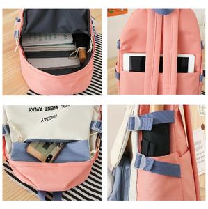 2025 Offre Spéciale vente en gros mode 4 pièces ensemble <span class=keywords><strong>pas</strong></span> <span class=keywords><strong>cher</strong></span> Polyester étanche Pop école sac à dos <span class=keywords><strong>pour</strong></span> adolescentes <span class=keywords><strong>jeunes</strong></span> filles et enfants - Product Image 2