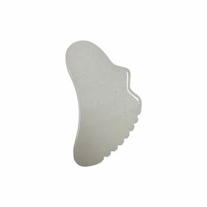 Masseur facial en jade blanc naturel de haute qualité, planche Guasha pour le soin de la peau - Product Image 1